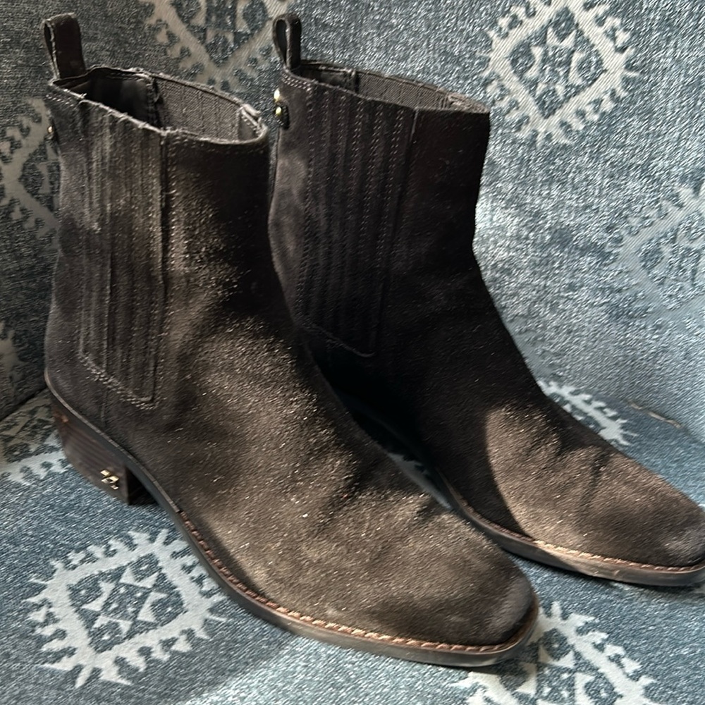 Sam Edelman black suede bootie
